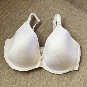 Bali White Floral Pattern Bra NWOT 36DD